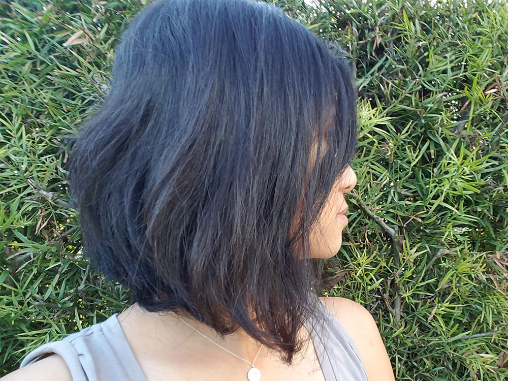 My hair before using eSalon.